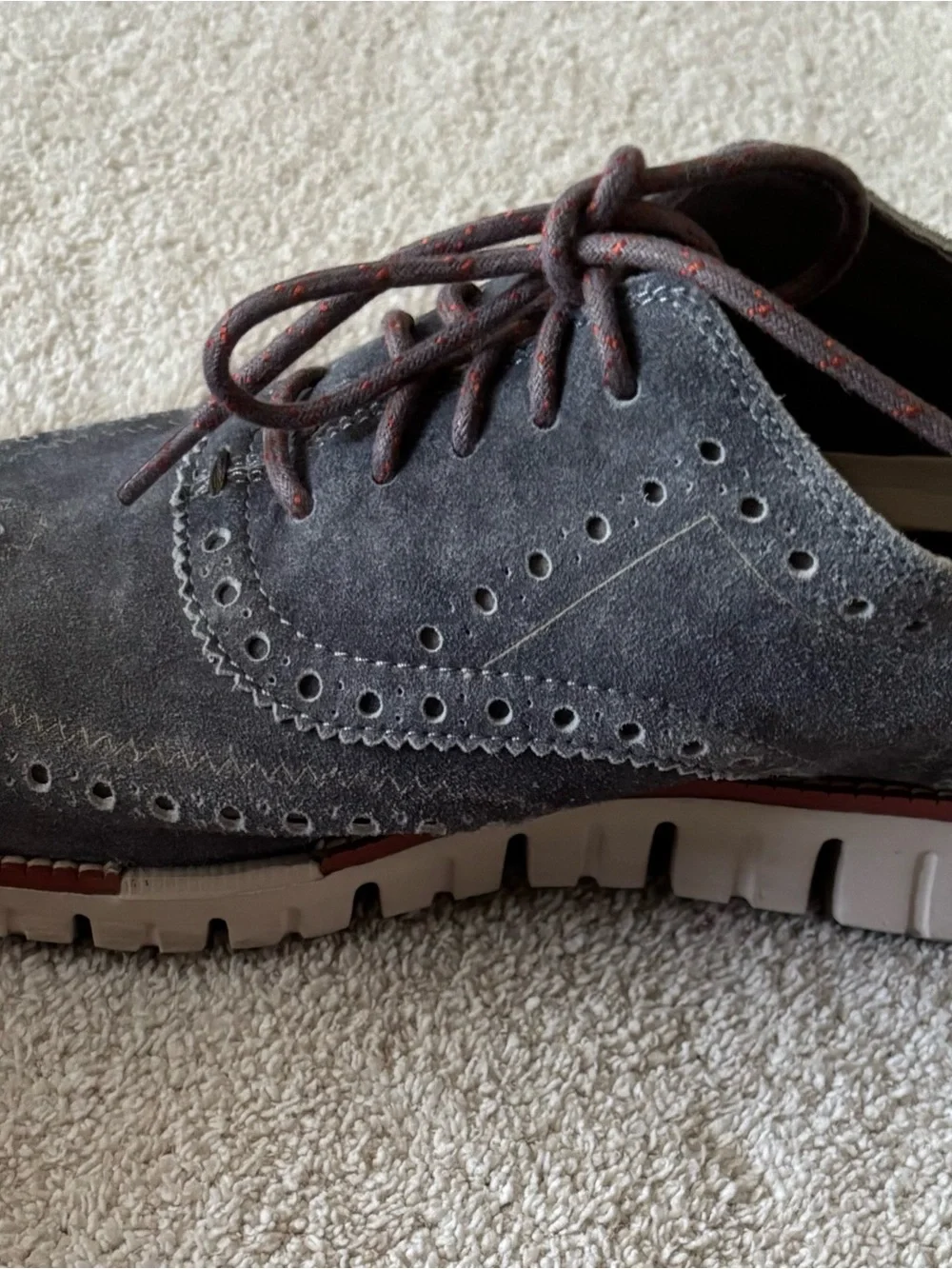 Cole Haan charcoal suede